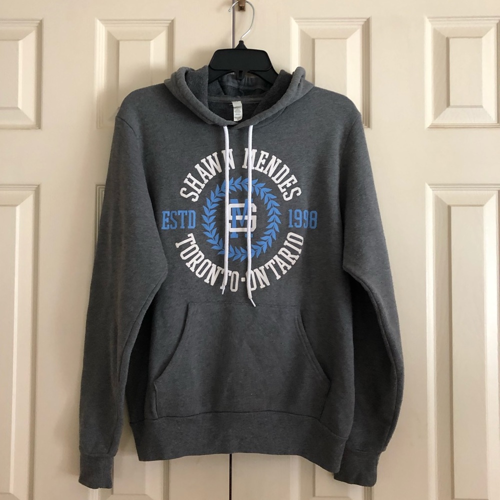 Shawn Mendes Gray Hoodie size s